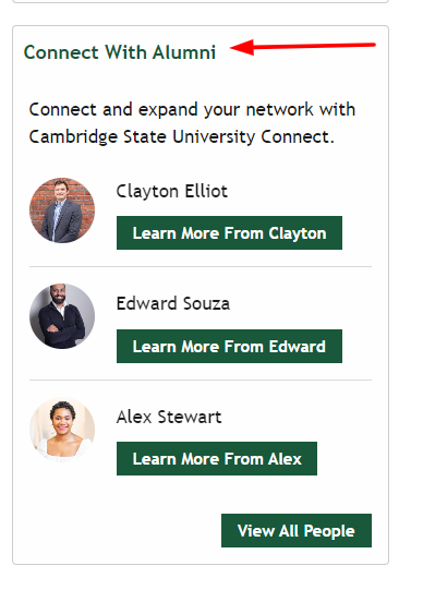 this People widget is titled 